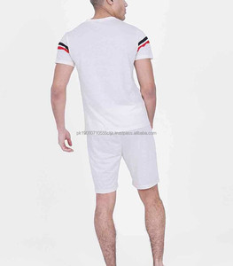 Haute qualité hommes Shorts ensembles dernière mode Super vente hommes ensembles courts pull hommes deux pièces ensemble vêtements d'été - Product Image 5