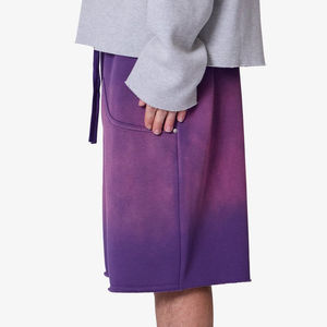 Pantalones Cortos de Algodón 100% de Alta Calidad, Estilo Holgado y Oversize, con Efecto Desgastado por el Sol, para Hombre, con Logotipo Personalizado, para Uso Casual - Product Image 3