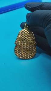 Colgante Personalizado de Plata 925 con Cabeza de Faraón Egipcio, Estilo Vintage, con Moissanita y Diamantes Engastados - Product Image 5