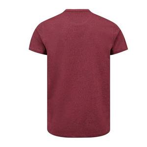 เสื้อยืดลำลองผู้ชายสำหรับฤดูร้อน ผ้าฝ้าย 100% ระบายอากาศได้ดี ทรงหลวม คอกลม แขนสั้น ผ้าถักเนื้อแน่น สีพื้น - Product Image 3