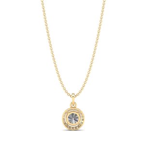REYES Collar de Plata de Ley 925 de Alta Calidad con Moissanita de Corte Redondo de 3.22 Quilates, Joyería de Lujo para Mujer, Regalo de Aniversario - Product Image 4