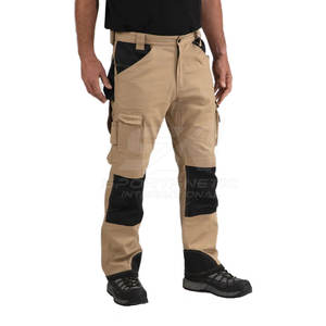 Pantalons de travail robustes et protecteurs, genoux renforcés, multi-poches, vêtements de travail utilitaires en stock - Product Image 4