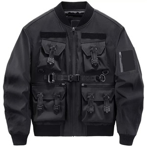 Chaqueta Casual para Hombre – Estilo Cargo con Múltiples Bolsillos para un Look Diario con Estilo, con Logotipo Personalizado - Product Image 6