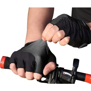Guantes de Ciclismo sin Dedos, Suaves, Antideslizantes, con Acolchado de Gel, Material de Cuero, Cierre de Hebilla, Unisex, para Todo Tipo de Ciclismo, Venta al Por Mayor - Product Image 6