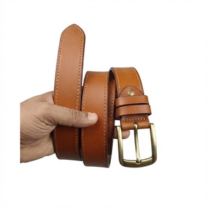 Men's Party Style <b>Cow</b> Hide Leather Belt Steel Pin Buckle Solid Square Design Eco-Friendly Heavy Duty Waterproof 3.8 CM Width 140 - Product Image 6