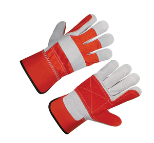 Guantes de Seguridad HaoYi 2026 de la Mejor Calidad, Resistentes al Fuego, Antideslizantes, de Secado Rápido, Nuevo Diseño, Guantes de Trabajo de Cuero de 11 oz - Product Image 4
