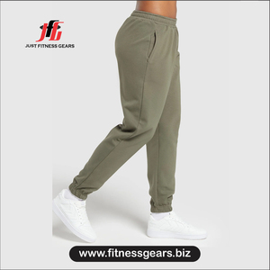 Pantalones de Forro Polar para Mujer JUST FITNESS GEARS, Cintura Media, Largos, Sólidos, Casuales, para Otoño, Corte Regular, Cintura Elástica - Product Image 2