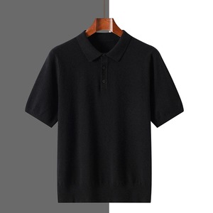 Polo clásico informal para hombre de manga corta con logotipo personalizado – Ropa urbana versátil y atuendo para el día a día - Product Image 6