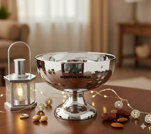 Recipiente de Acero para Chocolate con Plato, Diseño Personalizado, Recipiente Decorativo de Metal para Chocolate - Product Image 4