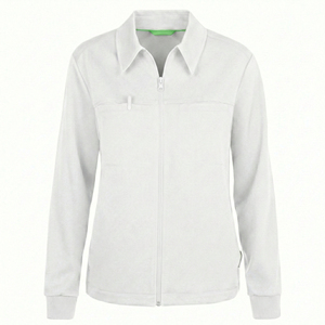 Chaqueta Médica con Cierre y Cuello para Mujer, Uniforme de Enfermería, Chaquetas Médicas Elegantes con Logotipo Personalizado, Precio al por Mayor de Alta Calidad OEM - Product Image 5