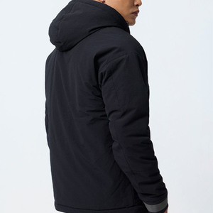 OEM Custom Men Plus Size Winter Quilted <b>Jacket</b> Waterproof Windbreaker Zipper Hoodie Embroidered Casual Snow Wear puffer hiking - Product Image 2