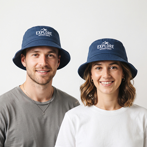 OEM Custom Embroidered Logo Men's <b>Bucket</b> <b>Hat</b> Casual Outerwear Safari <b>Hat</b> Cotton Polyester Unisex Sun Protection <b>Bucket</b> <b>Hat</b> - Product Image 1