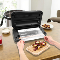 Machine de scellage automatique en plastique portable pour le stockage des aliments domestique Mini scellant électrique automatique sous vide pour aliments