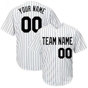 Maillot de baseball rayé blanc pour homme, manches courtes, boutons sur le devant, respirant, polyester, coupe classique, vêtements pour adultes - Product Image 3
