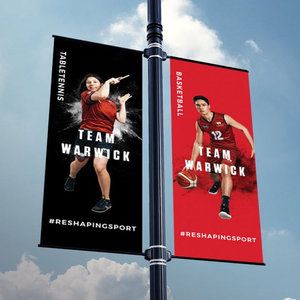 Bandera Publicitaria Colgante de PVC Impresa con UV Personalizada, Letrero Promocional para Exteriores - Product Image 2