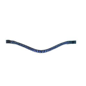 Diadema de Cuero para Caballo con Pedrería Roja, Accesorio Ecuestre, Modelo FI-BB-2006 - Product Image 3