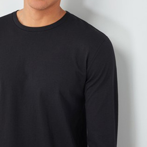เสื้อเชิ้ตแขนยาวคอกลมผ้าฝ้ายฟลีซสำหรับผู้ชายรุ่นใหม่ล่าสุด ดีไซน์ทันสมัย พร้อมโลโก้สั่งทำพิเศษ มีจำหน่ายแล้ว - Product Image 4