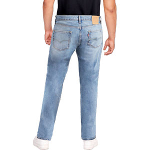 Pantalones Vaqueros de Hombre de Alta Calidad, Corte Recto, Lavado Desgastado, Denim Desgastado, Cintura Media, Venta al por Mayor, Jeans Urbanos - Product Image 3