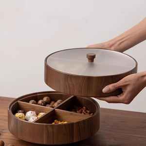 กล่องไม้ทำมือสุดคลาสสิกสำหรับใส่ผลไม้อบแห้ง พร้อมดีไซน์ตกแต่งสวยงาม เหมาะสำหรับเป็นของขวัญแบบอินเดียดั้งเดิม - Product Image 3