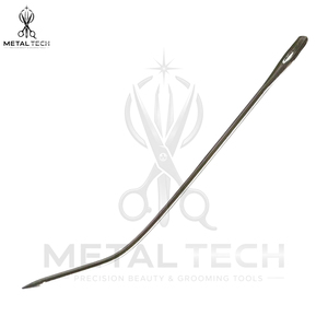 Aiguilles à pointe courbée personnalisées emballées sous film, outil professionnel en acier inoxydable pour la couture de trames de perruques - Product Image 3
