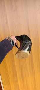 Authentique Chope en Corne de Buffle Faite à la Main, Écologique, de Qualité Alimentaire, Style Médiéval, Religieuse, Feng Shui, Chope à Bière Animale - Product Image 5