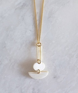 Collier ethnique tendance en corne de buffle naturelle, pendentif personnalisé thème animal, style vente en gros, Uttar Pradesh F S - Product Image 3