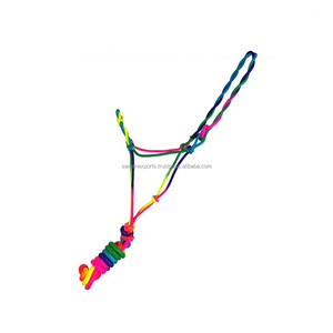 New Collection Top Quality Bright Color Cowboy Mini Size Rope <b>Halter</b> With Matching Lead Wholesale Manufacturer Supplier - Product Image 2