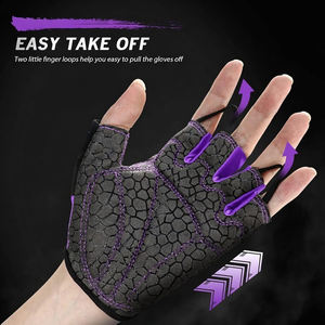 Guantes de Verano de Alta Calidad para Ciclismo, Diseño de Medio Dedo, Elásticos, Antideslizantes, Deportivos, Tácticos, Unisex, con Protección en los Nudillos - Product Image 4