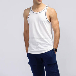Custom Logo <b>Men</b> Tank <b>Top</b> Cotton Sleeveless Gym Shirt for Fitness & Workout For Online Sale - Product Image 6
