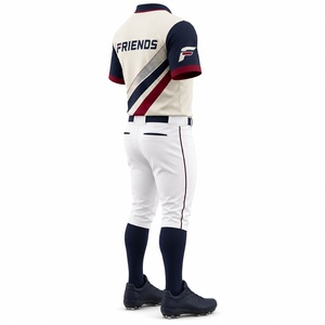 Professional Manufacturer <b>Baseball</b> Uniform Durable Polyester Breathable Eco-Friendly Lightweight Outdoor Sports - Product Image 5