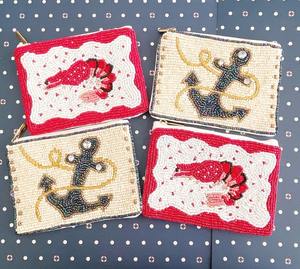 กระเป๋าใส่เหรียญลูกปัดทำมือ กระเป๋าใบเล็ก รับสั่งทำพิเศษ กระเป๋าใส่เหรียญปักลูกปัด - Product Image 3