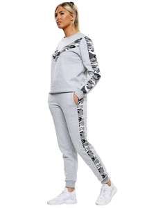 Casual Sport Gym Long Sleeve Ladies Tracksuits 2piece Suits 2 Two Piece Track Suit Pants Sets for Women Set - Product Image 2