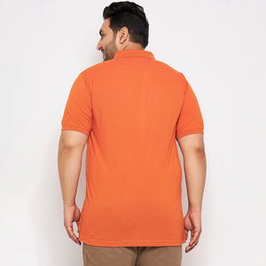 Camiseta Polo de Manga Corta para Hombre, 100% Algodón, Tejido Transpirable, Diseño Liso, Tallas Grandes, Informal - Product Image 5