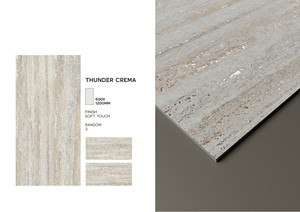 กระเบื้องลายหินดีไซน์ทันสมัย ขนาด 600x1200 มม. ผลิตจากพอร์ซเลนเคลือบเมทัลลิก สำหรับตกแต่งภายในสำนักงาน อาคาร วิลล่า และห้องพัก (S) - Product Image 4