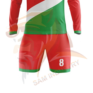 ชุดฟุตบอลชาย SAM TACTICAL แบบกำหนดโลโก้ได้ แห้งเร็ว ระบายอากาศได้ดี น้ำหนักเบา เป็นมิตรกับสิ่งแวดล้อม ผลิตจากโพลีเอสเตอร์ 100% คอวี แขนสั้น - Product Image 6