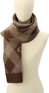 Luxury Feel Unisex Knitted <b>Scarf</b> <b>Silk</b>-soft Winter Neck Wrap Custom Logo Ribbed Knit Premium Accessory <b>Scarf</b> - Product Image 4