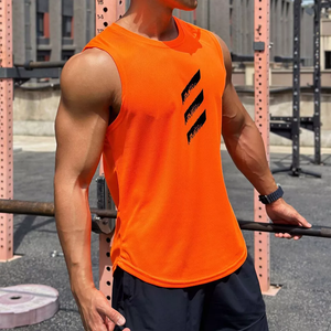 Débardeur blanc pour homme, grande taille, sous-vêtement, débardeur de fitness sans manches pour homme, avec logo personnalisé 2027 - Product Image 2