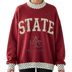 Sudadera de Forro Polar Oversize para Mujer con Cuello Alto, Personalizable con Logotipo, Venta al por Mayor, Calidad Premium, Estilo Urbano, Top Ventas - Product Image 3