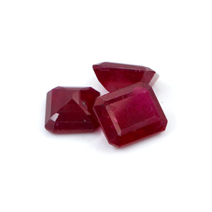 Rubis naturels de Bangkok, octogones calibrés 10x12mm, pierres précieuses de rubis naturelles facettées pour la fabrication de bijoux, prêtes à l'emploi - Product Image 1