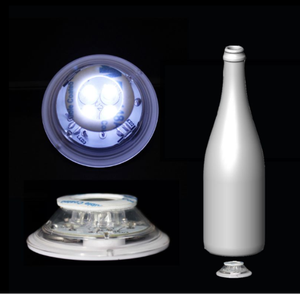 ไฟ LED พลาสติกแบบขวด รูปทรงเกลียว สายไฟกันน้ำระดับ IP44 เปลี่ยนสีได้ เหมาะสำหรับตกแต่งงานปาร์ตี้ บาร์ งานแต่งงาน และงานอีเว้นท์ต่างๆ - Product Image 1