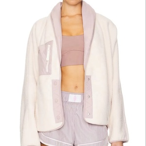 Nouveauté, vestes pour femmes, hiver, coupe-vent, vintage, décontractées, col rabattu, fermeture éclair, tissées, coton uni, respirantes, imprimées - Product Image 5