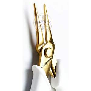Alicates de Punta Fina Premium Dorados de 5 Pulgadas, Acero Inoxidable, Herramienta de Precisión para Joyería, para Proveedores de Goggles, Ebay y Etsy - Product Image 2
