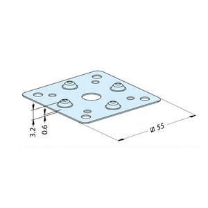 Plaque d'étanchéité HPEDM EROWA 50 C pour fixation sur EROWA ITS supports HE-C06441.C ER-095124 - Product Image 6