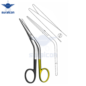 Ciseaux chirurgicaux de précision Cottle 16 cm / 6-1/4 pouces à lame dentelée Super Cut TC - Product Image 2