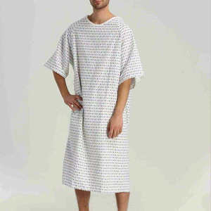 Batas de Paciente de Primera Calidad, Personalizables, Tejidas, Transpirables y Cómodas para Uso Hospitalario - Product Image 1