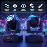 Mini projecteurs rotatifs Bee Eye 30W R/G/B/W/Y/Rose LED DMX avec télécommande pour scène, discothèque, DJ, fête, bar