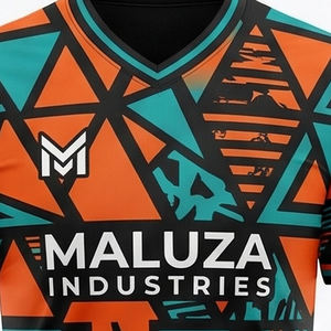 Uniforme de Entrenamiento de Fútbol de Diseño Moderno, Conjunto de Camiseta y Pantalones Cortos de Fútbol, Ropa Deportiva Personalizada para Equipos, MALUZA Industries - Product Image 2