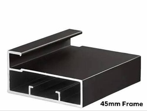 Aluminum G Profile Cabinet Handle Kitchen <b>Door</b> Frame Concealed Grip Furniture Hardware Modern Minimal Edge Pull System Unit - Product Image 3