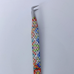 Pince à épiler pour cils OEM avec logo, en acier inoxydable japonais durable, antistatique, à pointe lisse, 100 % haute qualité, outil de beauté professionnel, faible coût - Product Image 3
