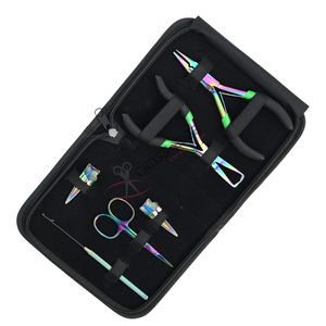 Nuevo Kit de Herramientas para Extensiones de Cabello con Alicates de Micro Anclaje de 5 Pulgadas, Alicates para Quitar Cuentas, Alicates de Crimpado, Herramienta de Gancho para Cabello y Juego de Dedos Separadores - Product Image 1